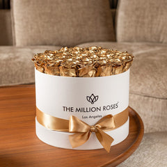 Supreme White Box | Gold Roses