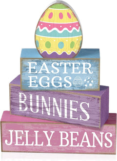 Lineshading 4 Pcs Pink Halloween Tiered Tray Decor, Wooden Ghost Signs