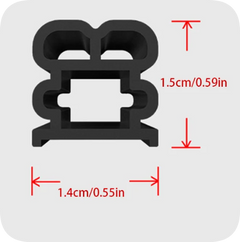 Thick Automotive Door Seal Strip For Noise Reduction