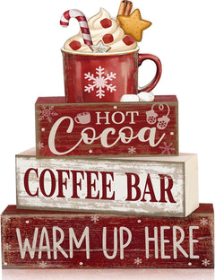 Lineshading 4 Pcs Pink Halloween Tiered Tray Decor, Wooden Ghost Signs