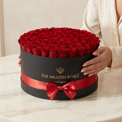 Deluxe Black Box | Red Roses