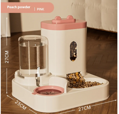 2-in-1 Automatic Pet Feeder & Water Dispenser