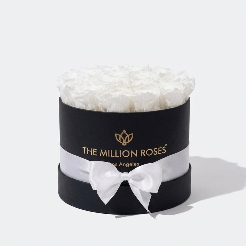 Classic Black Box | White Roses